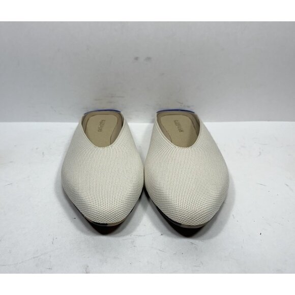 Rothy's The Almond Demi Mule Women's Size 11.5 Vanilla Bean Shoes Flats SlipOn - Picture 2 of 6